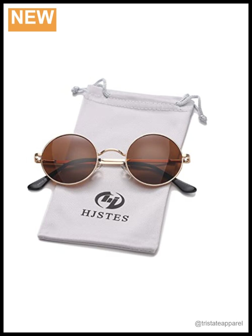 Polarized Round Sunglasses Retro Hippie Metal Alloy UV400